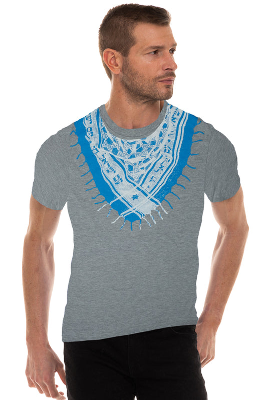 Heather Gray Printed SUDRA T-Shirt