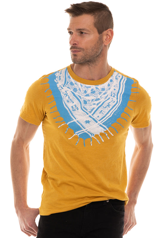 Mustard Printed SUDRA T-Shirt