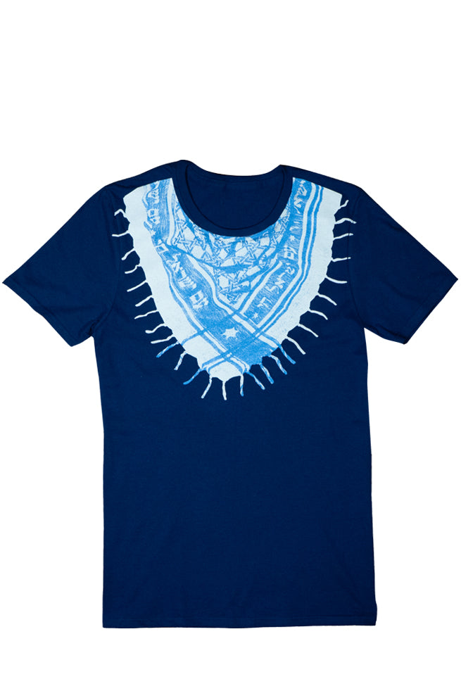 Navy Printed SUDRA T-Shirt