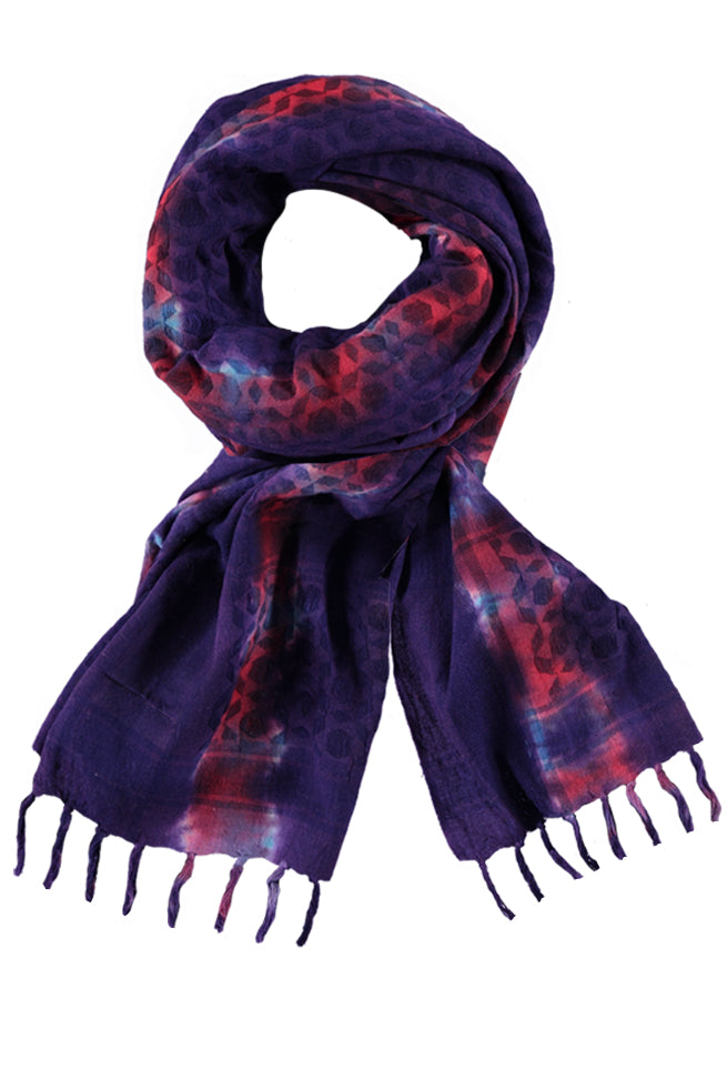 MOSAIC Tie Dye Purple LONG