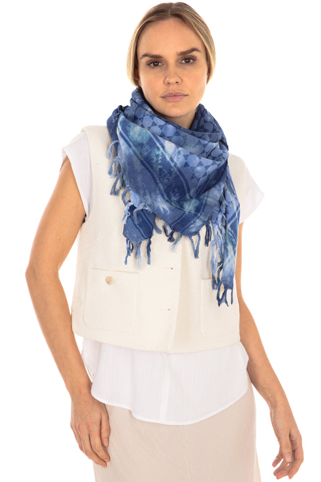 Spiral Tie Blue Sudra