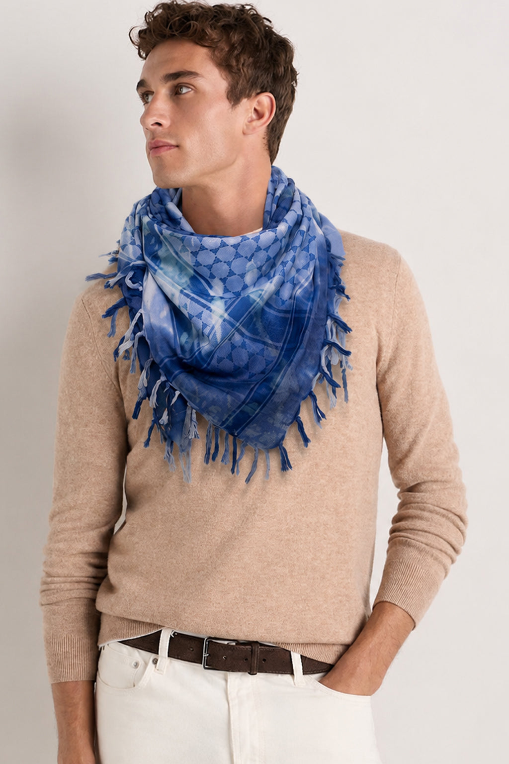 Spiral Tie Blue Sudra