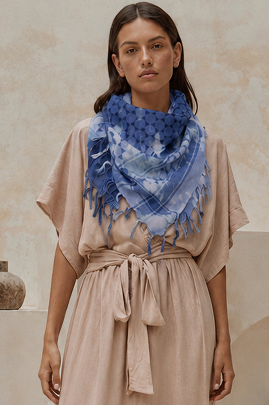 Spiral Tie Blue Sudra