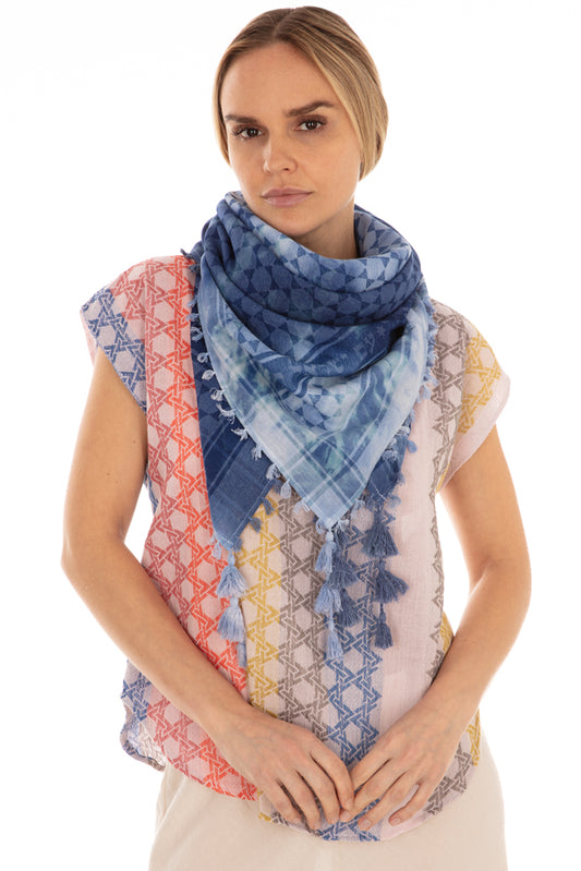 Spiral Tie Blue Sudra