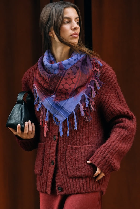 Spiral Tie Red-Purple Sudra