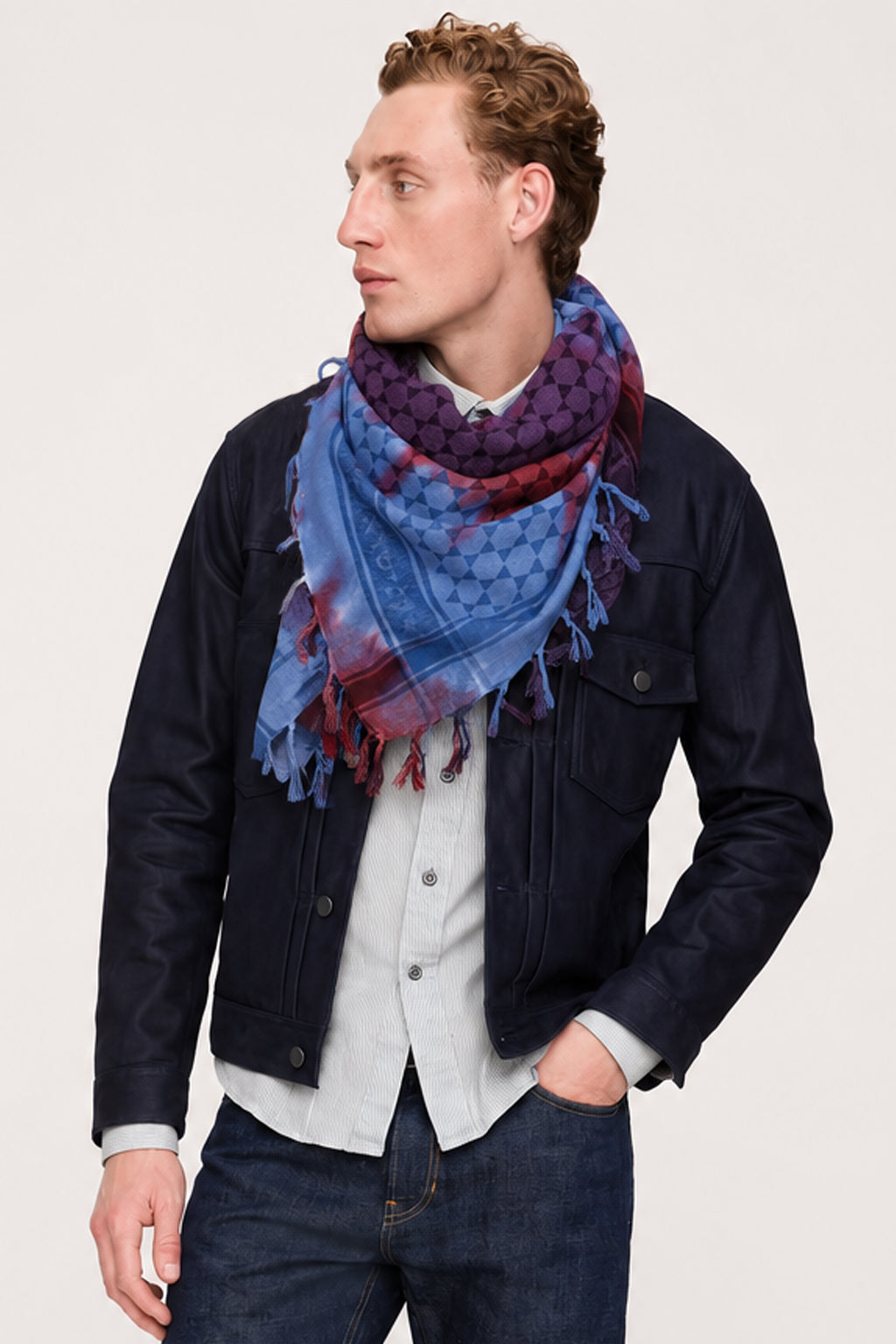 Spiral Tie Red/Purple Sudra