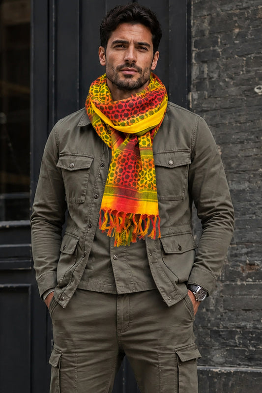 MOSAIC Tie Dye Y/R LONG Sudra