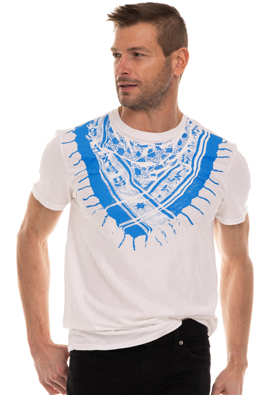 White Printed SUDRA T-Shirt